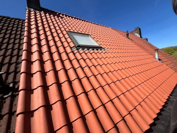 OVH pannendak vernieuwd met Resitrix beklede dakgoten rondom 1